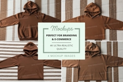 Brown hoodies mockup Product Image 1