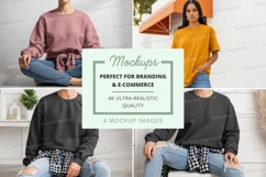 Casual sweatshirt mockup Product Image 1