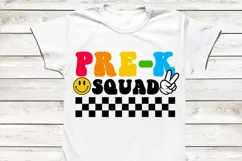 Pre-K Squad Svg, Pre-K Teacher SVG, Teacher shirt SVG Product Image 2