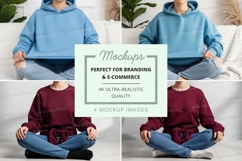 Mockup: casual hoodie and sweatshirt collection Product Image 1