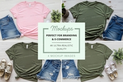 T-shirt mockup with accessories Product Image 1