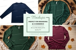 Long sleeve t-shirt mockup collection Product Image 1