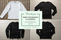 Long sleeve t-shirt mockup set Product Image 1