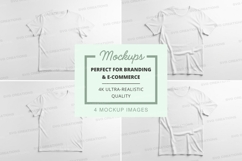 T-shirt mockup set - white t-shirts Product Image 1