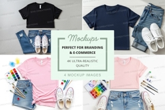 T-shirt mockup with casual outfit Product Image 1