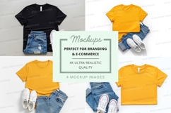 T-shirt mockup with casual outfit Product Image 1