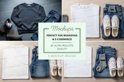 Flat lay mockup of clothing and accessories Product Image 1