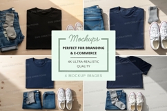 Flat lay mockup of clothing and accessories Product Image 1