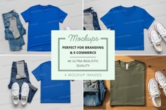 T-shirt mockup with casual outfit elements Product Image 1