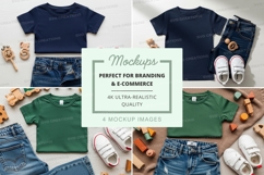 Baby clothing and accessories mockup Product Image 1