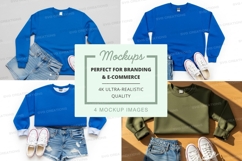 Sweatshirt mockup with accessories Product Image 1