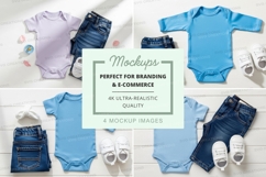 Baby clothing and accessories mockup Product Image 1