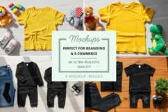 T-shirt and kids clothing mockup Product Image 1