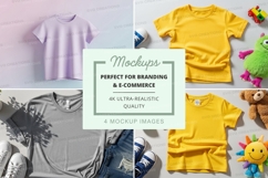 Children's t-shirt mockup set Product Image 1