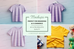 T-shirt mockup with various styles and colors Product Image 1