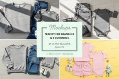 Baby and toddler clothing mockup Product Image 1