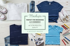 T-shirt mockup with accessories Product Image 1