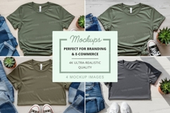 T-shirt mockup with casual outfit elements Product Image 1