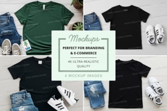 T-shirt mockup with casual accessories Product Image 1