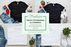 T-shirt mockup with casual accessories Product Image 1