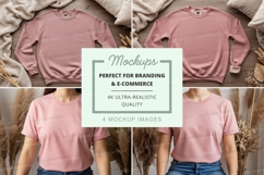 Pink crop top mockup on mannequin minimalist display Product Image 1