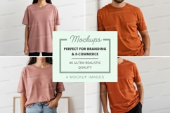 T-shirt mockup set on mannequin minimalist display Product Image 1
