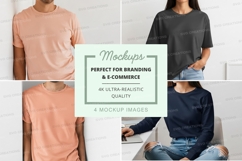Clothing mockup t-shirt display mannequin white background Product Image 1