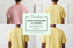 Two men in oversized tshirt mockup white wall Product Image 1