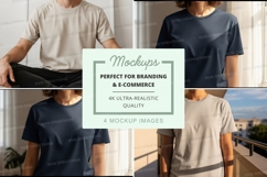 T-shirt mockup mannequin display indoor natural light Product Image 1