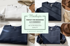 Minimalist t-shirt mockup on white background display Product Image 1