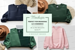 Clothing mockup set on white with palm leaves Product Image 1