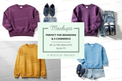 Casual clothing mockup set on white background stylish Product Image 1