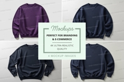 Blank hoodie mockup front back view neutral colors Product Image 1