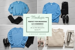 Casual clothing mockup set on white background minimal Product Image 1