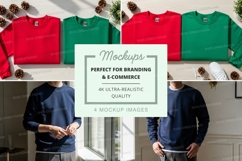 Clothing mockup set on wooden hanger display minimalist Product Image 1