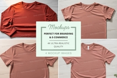 Realistic t-shirt mockup branding ultra HD quality display Product Image 1
