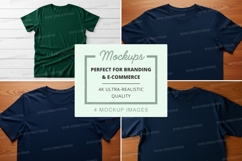 Realistic t-shirt mockups for branding ultra HD display Product Image 1