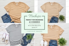 Realistic t-shirt mockups for branding and e-commerce displa Product Image 1