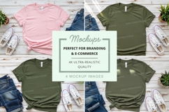 T-shirt mockups branding ecommerce realistic display Product Image 1