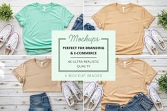 T-shirt mockup set for branding ultra realistic display Product Image 1