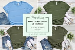 T-shirt mockups branding ecommerce ultra realistic display Product Image 1