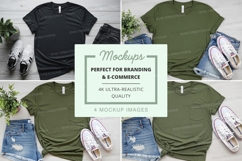 Realistic t-shirt mockups for branding and e-commerce displa Product Image 1