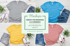 Clothing mockup set ultra realistic branding t-shirts Product Image 1
