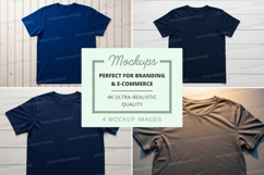 Realistic T-Shirt Mockups for Branding E-Commerce Design Product Image 1