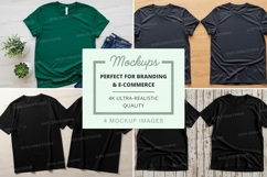 Realistic t-shirt mockups for branding ultra high quality Product Image 1