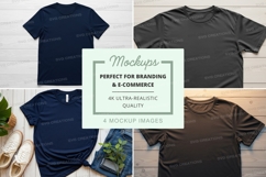 Realistic t-shirt mockups for branding ultra high quality Product Image 1