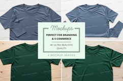 Realistic t-shirt mockup branding ultra HD display Product Image 1