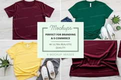 Branding t-shirt mockups ultra realistic display set Product Image 1