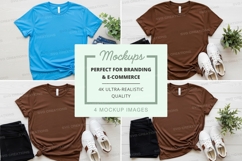 T-Shirt Mockup Set for Branding E-Commerce Ultra HD Product Image 1