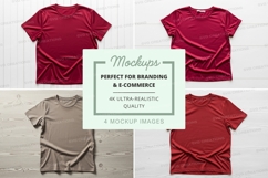 Branding t-shirt mockups ultra realistic high quality displa Product Image 1